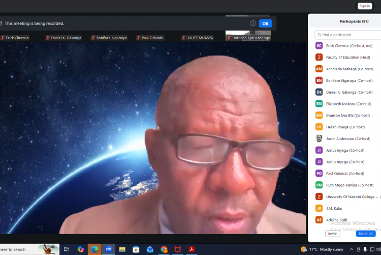 Prof. Jeremiah Kalai 